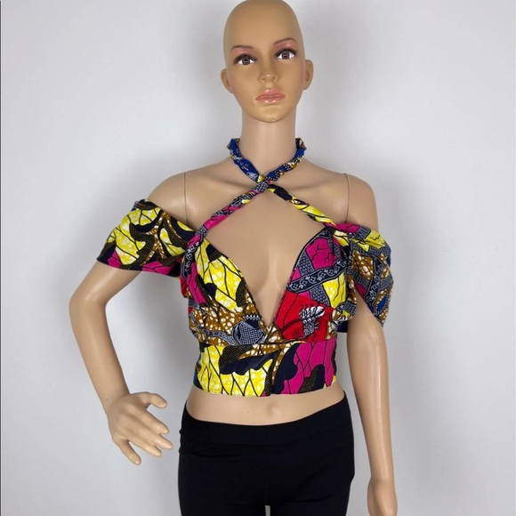 African Print Ankara Infinity Top - Picture 2 of 12